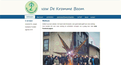 Desktop Screenshot of dekrommeboom.be